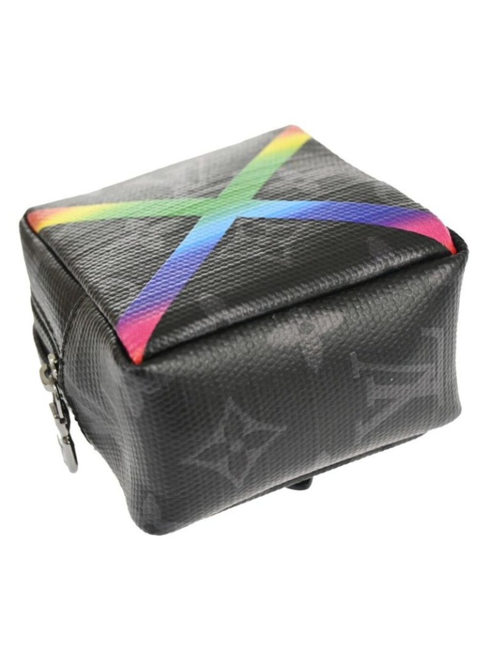Louis Vuitton Pouch Eclipse Shiny Bijoux Sac Square Rainbow Mp2467 73 Fa387 - Picture 6 of 13